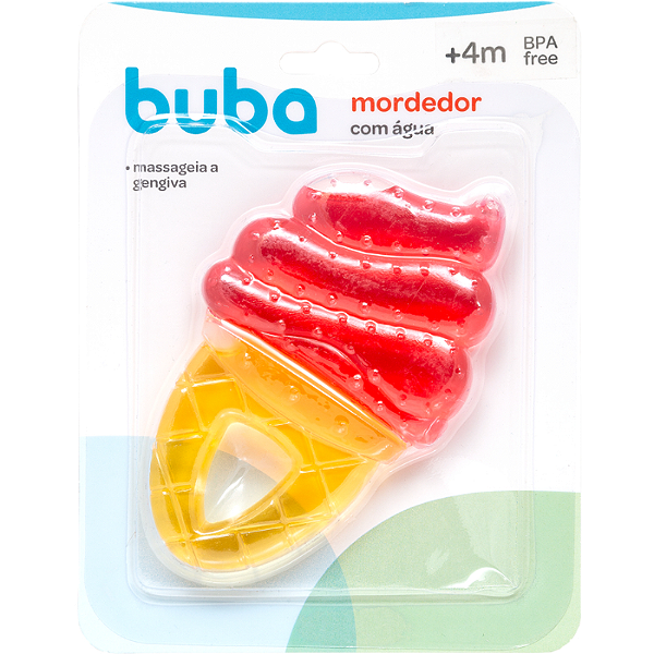 Mordedor com Água Sorvete Rosa +4m Buba