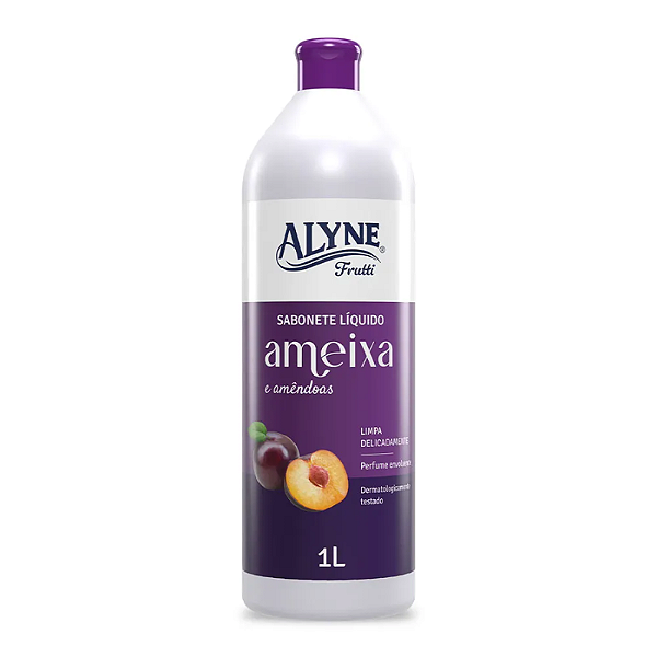 Sabonete Líquido Alyne Frutti Ameixa e Amêndoas 1L
