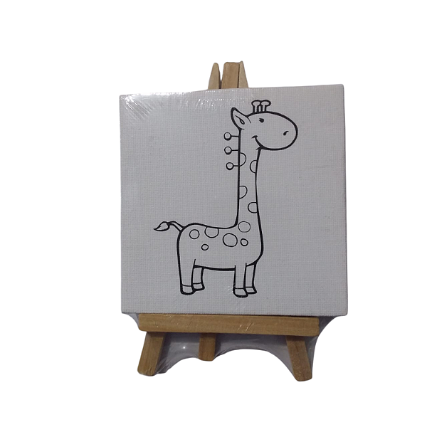 Tela para Pintura 10 x 10cm com impressao