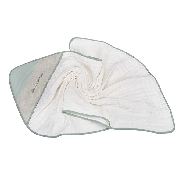 Toalha Soft Loupiot Nature Verde Algodão 85cm x 85cm Minasrey Ref:5309 40-VER