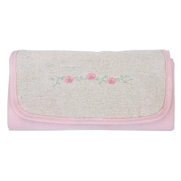Trocador de Fraldas Portátil Loupiot Nature Rosa 47cm x 67cm Minasrey Ref:5312 81-RBB