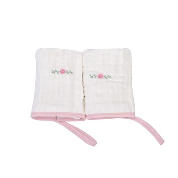 Pano de Boca Soft Loupiot Nature Algodão 20cm x 40cm com Prendedor Contém 2 unidades Minasrey Ref:5312 60-RBB