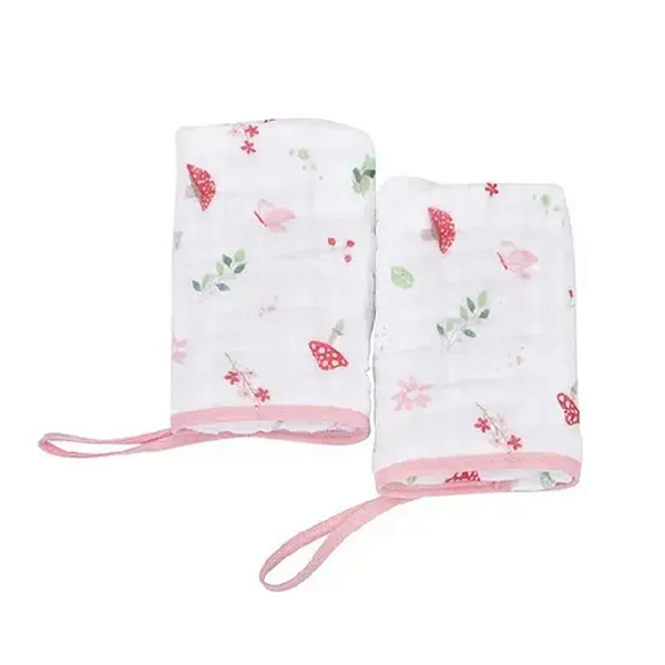 Pano de Boca Soft Loupiot Nature Algodão 20cm x 40cm com Prendedor Contém 2 unidades Minasrey Ref:3683 05-RBB