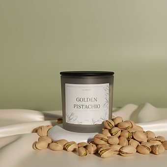 Vela Aromática Golden Pistachio