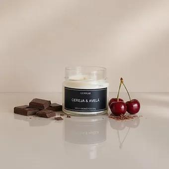 Vela Aromática Cereja & Avelã