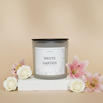 Vela Aromática White Garden