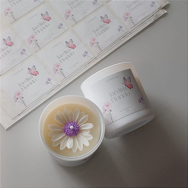 Vela Aromática Jardim Florido