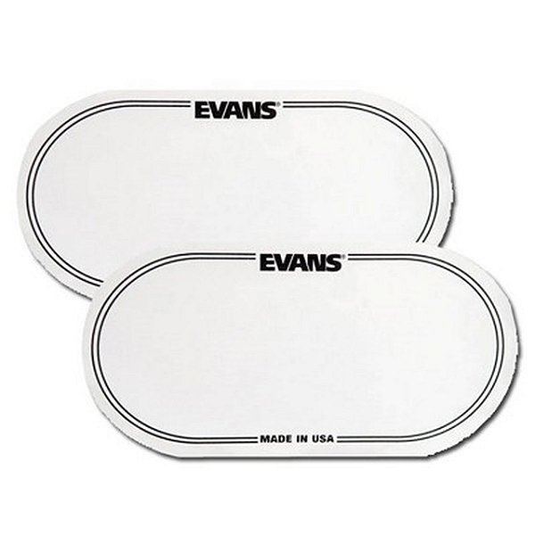 2 Protetor De Pele Evans Eqpc2 Eq Clear Plastic Double Patch