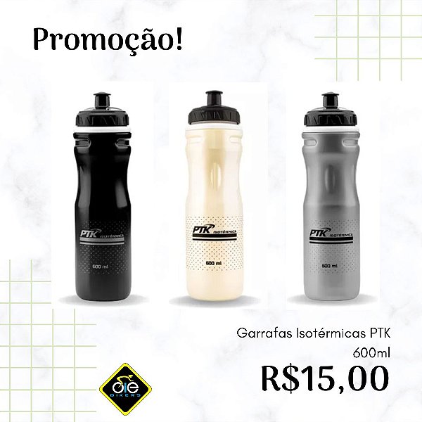 Garrafa Caramanhola Térmica 600ML PTK Isotermica
