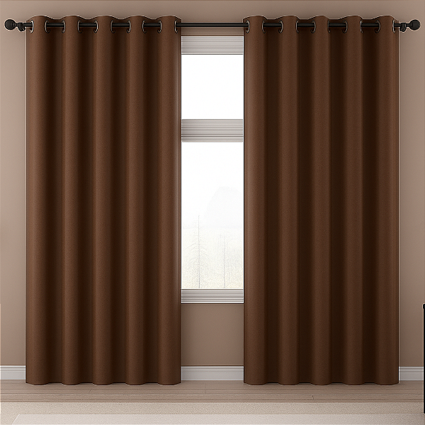 Cortina 2,00cmX1,80cm Blackout 70% em Tecido Rato Sala e Quarto