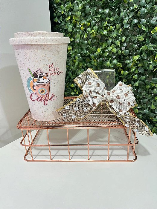 Copo Bucks Fibra de Bambu -  Café