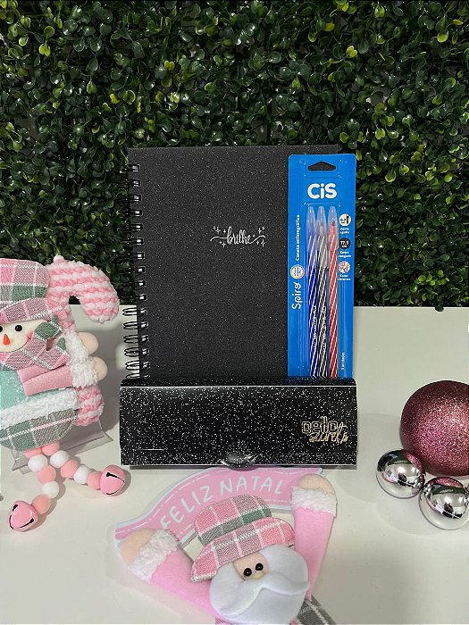 Kit Estudos Brilhe Preto - 3 itens