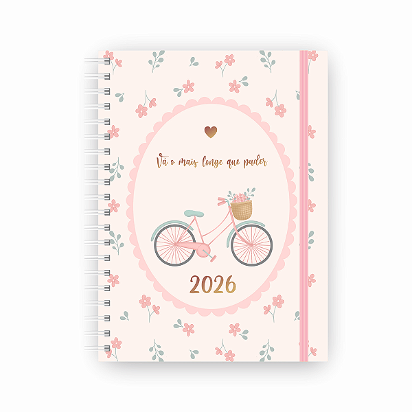 Agenda Capa Dura 2026 Vá o Mais Longe que Puder