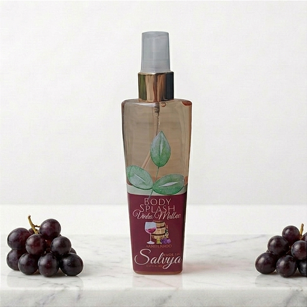 Body Splash Vinho Malbec Amadeirado Leve Elegante SALVYA 100ml
