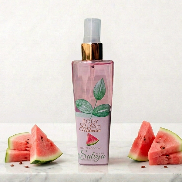 Body Splash Melancia Fresca Frutal Alegre SALVYA 100ml