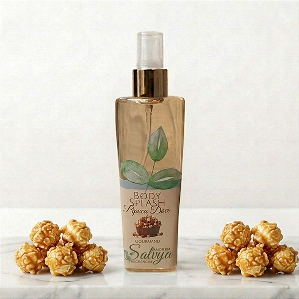 Body Splash Pipoca Doce Caramelizada Gourmand SALVYA 100ml