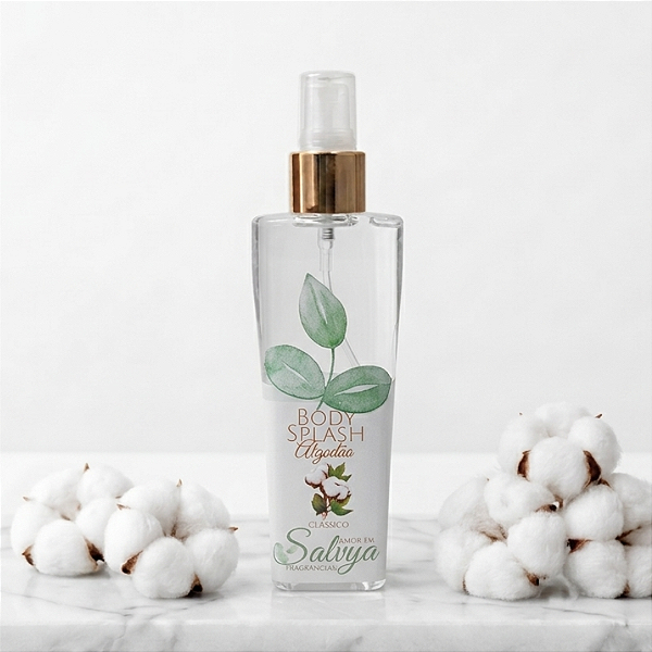 Body Splash Algodão Floral Leve Aconchegante SALVYA 100ml