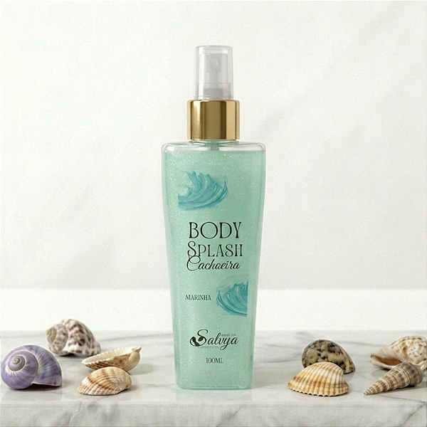 Body Splash Iluminador Cachoeira Brilho Discreto Refrescante 100ml SALVYA