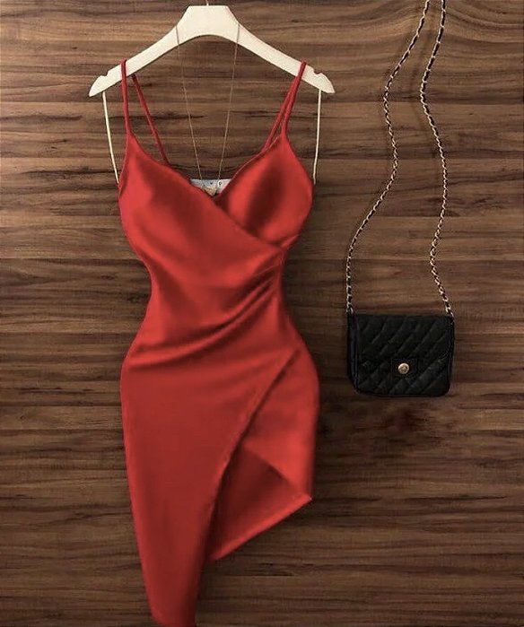 Vestido Tricot Feminino Anastacia Vermelho
