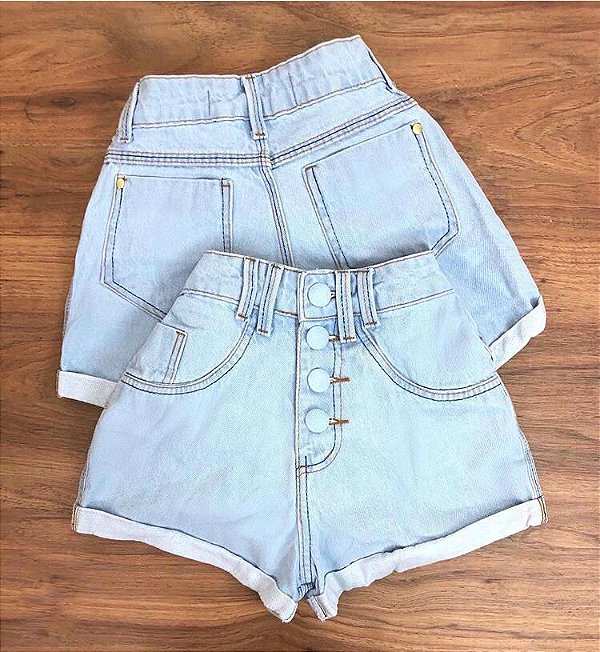 Shorts Jeans Bottons