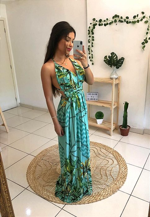 vestido longo verão