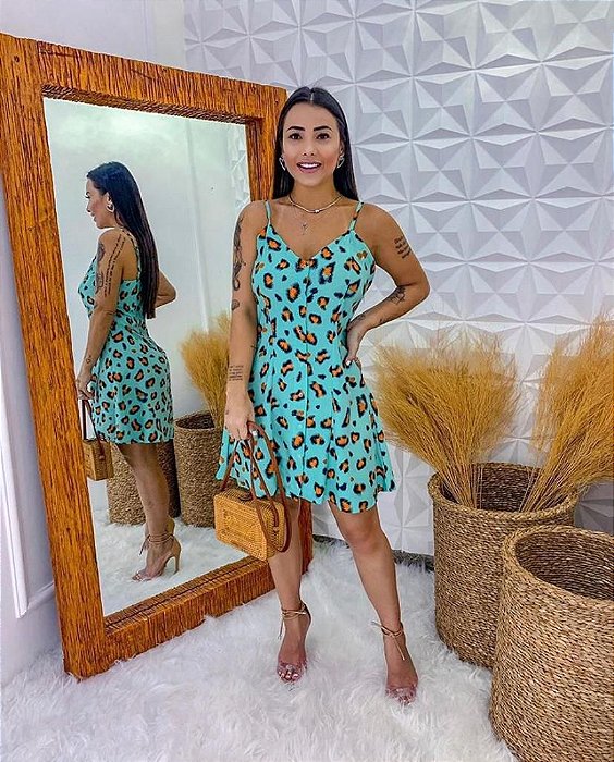 Vestido oncinha
