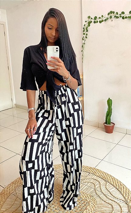 Pantalona Black & white