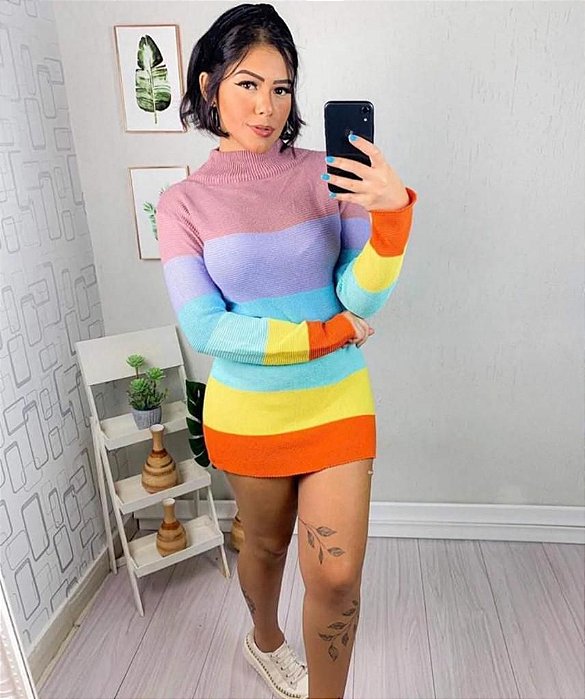 Vestido Trico- Colors