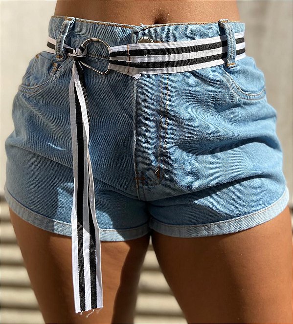 Shorts Jeans com cinto - Ipanema