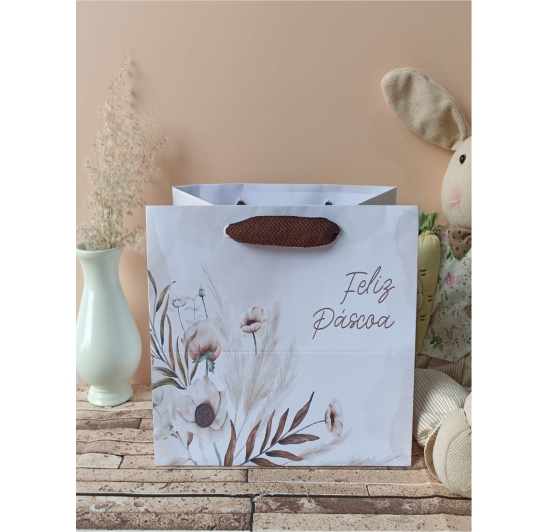 Sacola Confeitaria PP - Flower - 10 unidades