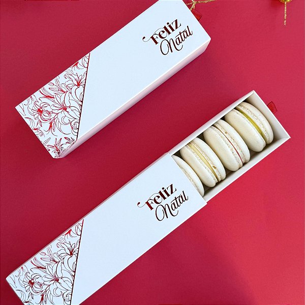 Caixa Gaveta Macarons - Linha Celebração - 10 unidades