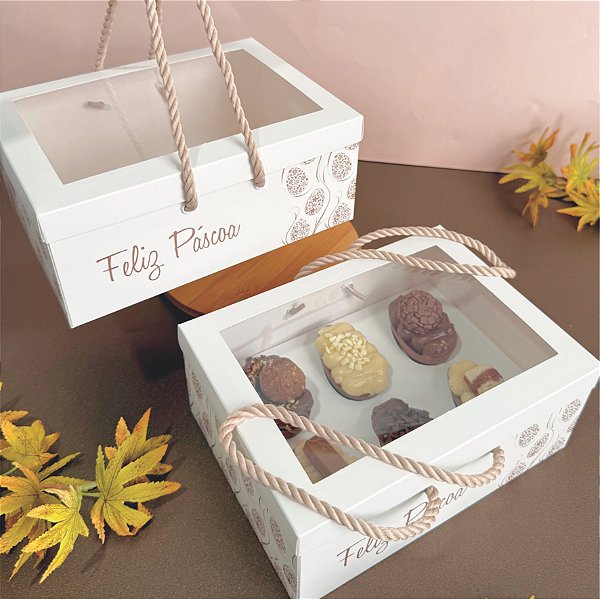 Caixa/sacola para 6 mini ovos - SERENA - 10 unidades