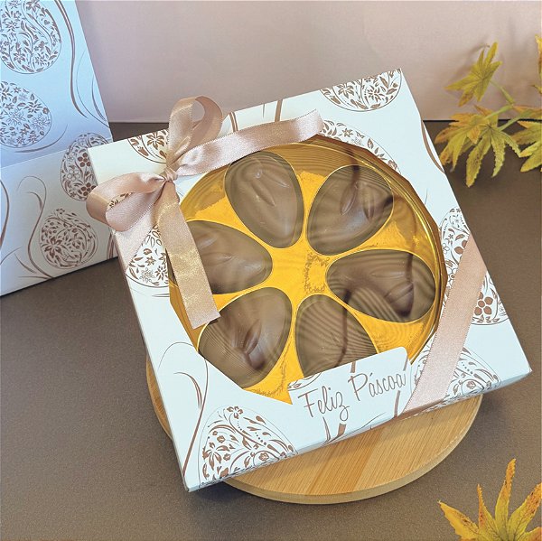 Caixa para 6 bombons coelho - SERENA - 10 unidades