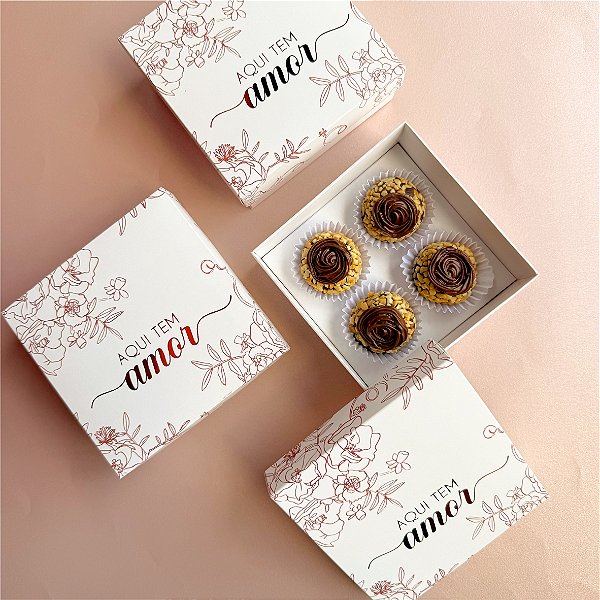 Caixa 4 doces - AFETO - 10 unidades