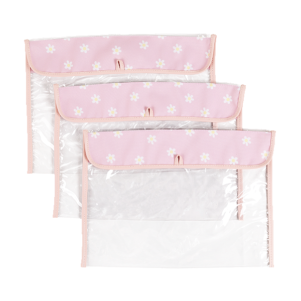 Kit 3 Saquinhos Maternidade 098 – Margarida Rosa
