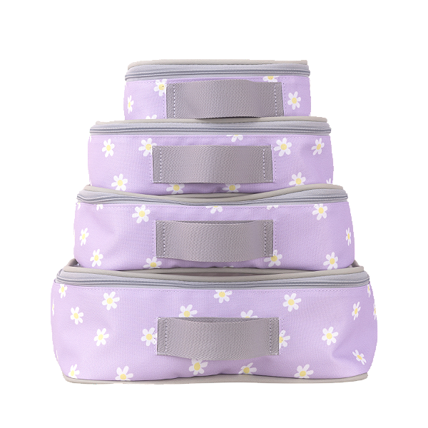 Kit Organizador de Mala - Margarida Lilás