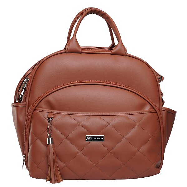 Mochila 2 em 1 705 -  Matelassê Caramelo