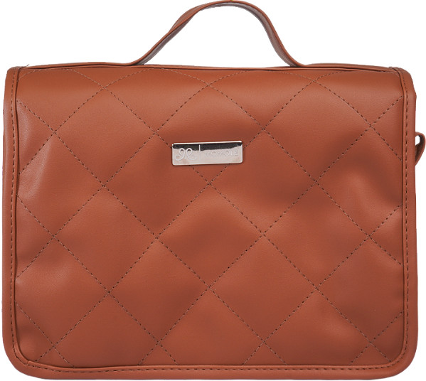 Nécessaire Viagem 450 -  Matelassê Caramelo