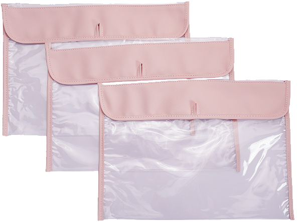 Kit 3 Saquinhos Maternidade 098 – Matelassê Rosa