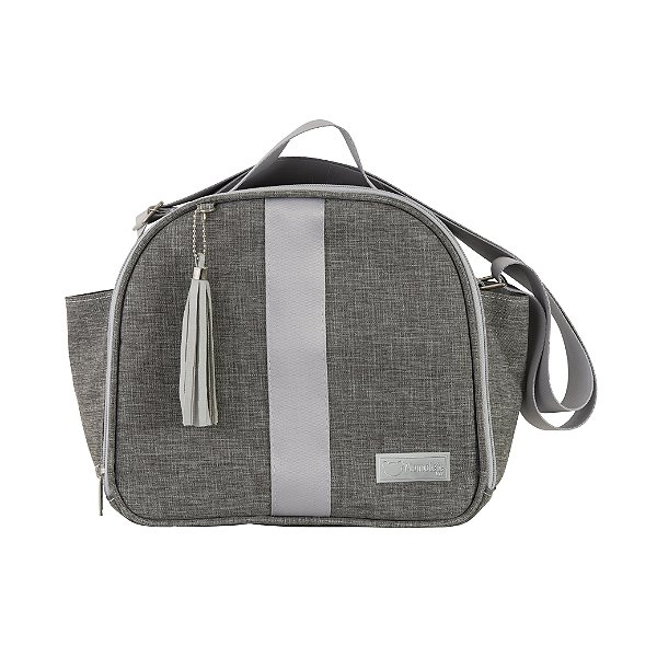 Bolsa Frasqueira 102 - Linho Cinza