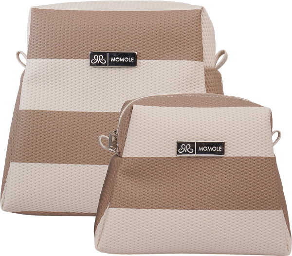 Kit Nécessaires P/M - Listra Bege