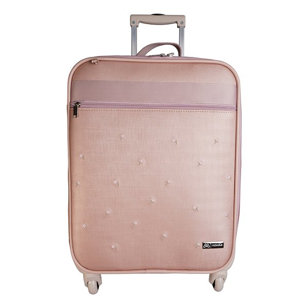Mala Maternidade de Rodinhas 700 - Flores Rose
