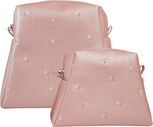 Kit Nécessaires P/M -Flores Rose