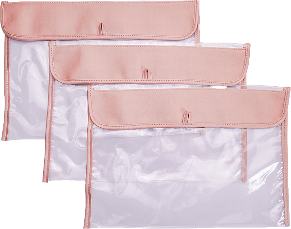 Kit 3 Saquinhos Maternidade 098 –  Flores Rose