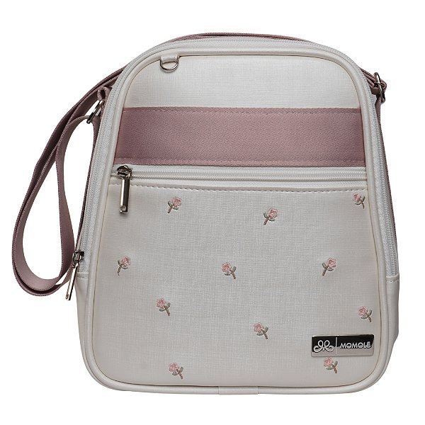 Frasqueira Lancheira 302 -Flores Branco