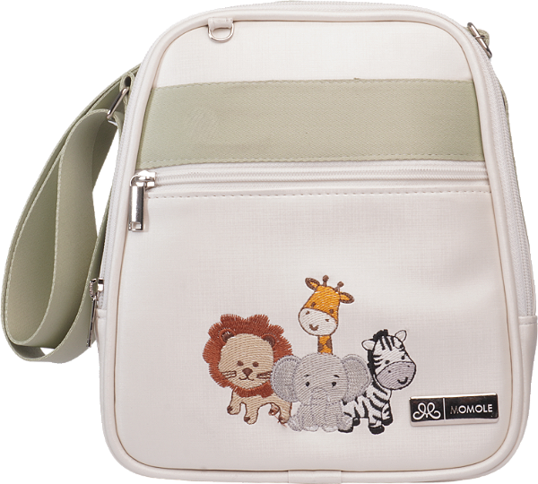 Frasqueira Lancheira 302 -Safari Branco Verde