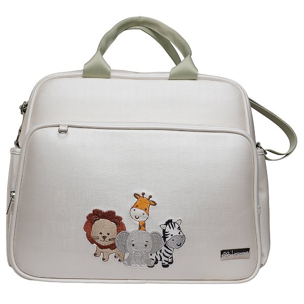 Bolsa Passeio 501 -Safari Branco Verde