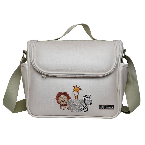 Bolsa Pequena 202 -Safari Branco Verde