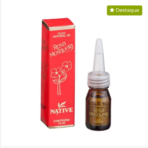 Óleo de Rosa Mosqueta 100% Puro (Importado) - 10ml