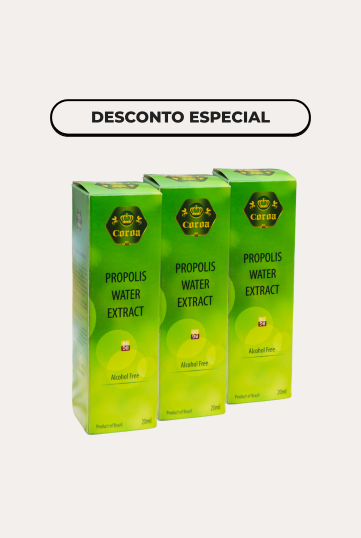 Combo 3 Frascos Extrato Aquoso de Própolis Tradicional - Spray 20ml